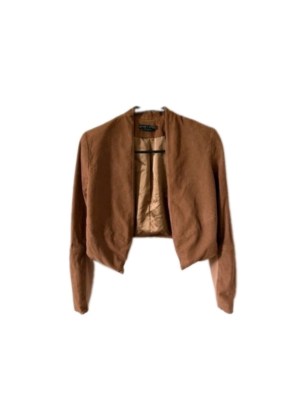 Alice + Olivia Women’s Open Front Cropped Jacket XS